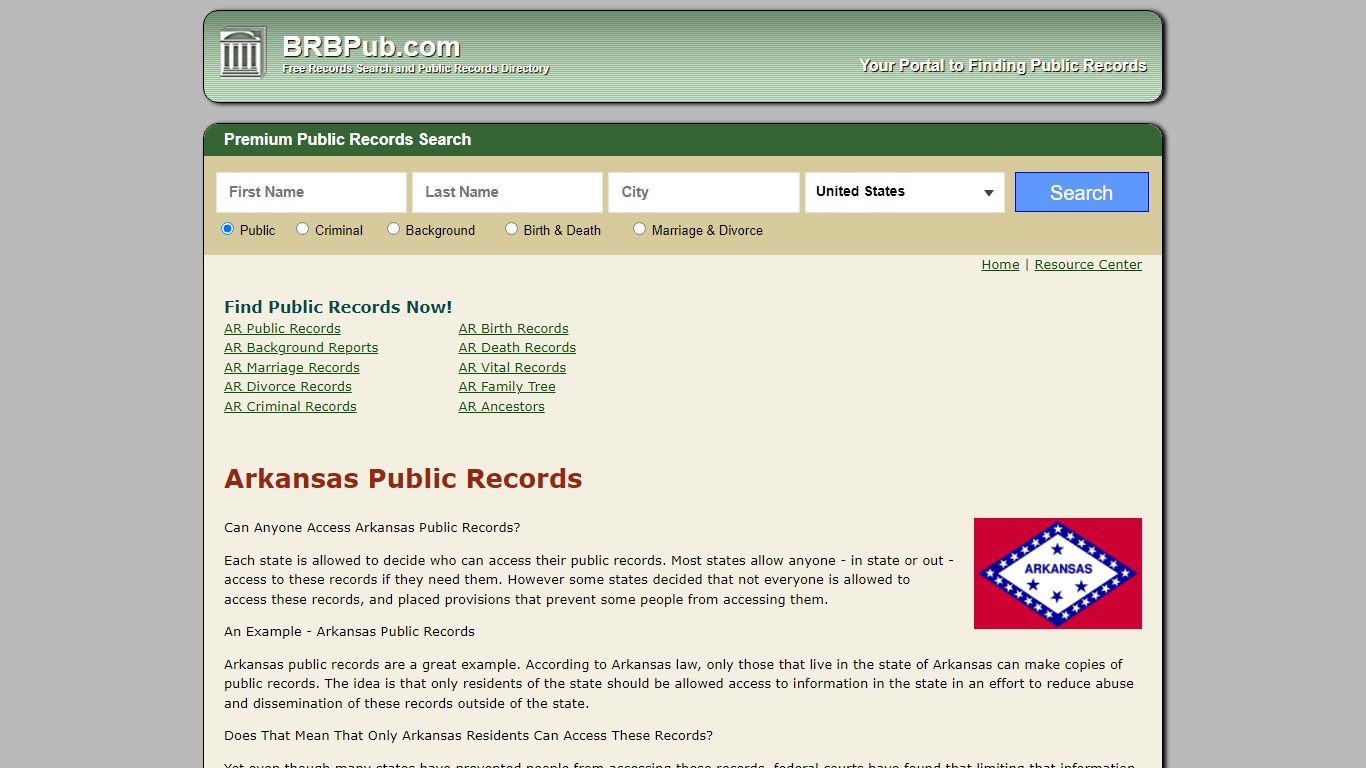 Free Arkansas Public Records | Search Criminal and Civil Court Records ...